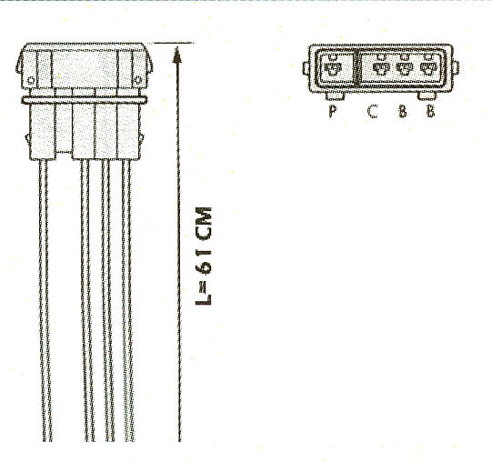 Sonda Lambda Fispa 80002 Universal 3 Cables